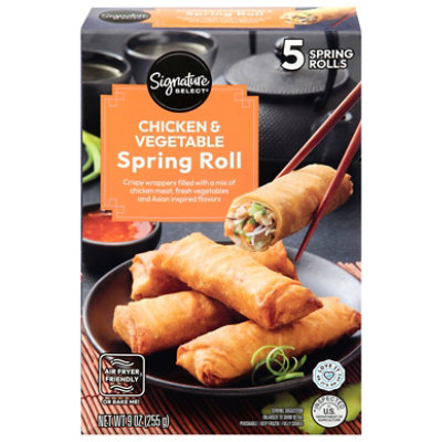 Signature Select Chicken & Vegetable Spring Rolls 9 Oz - 9 OZ - Image 1