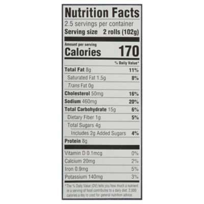 Signature Select Chicken & Vegetable Spring Rolls 9 Oz - 9 OZ - Image 3