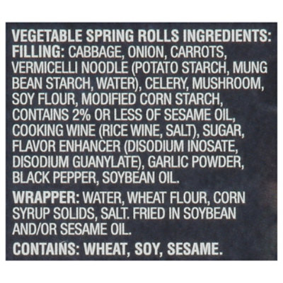 Signature Select Vegetable Spring Rolls 9 Oz - 9 OZ - Image 4