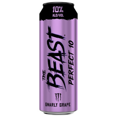 Beast Perfect Ten Gnarly Grape Can - 19.2 FZ - Image 2
