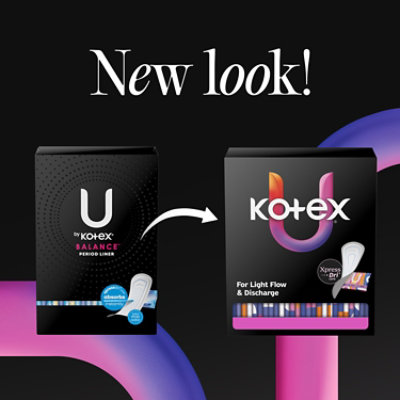 Kotex Prem Xcvrg Flat Liner Core 2x 76 - 76 ct - Image 2