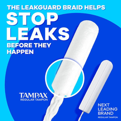 Tampax Pearl Pocket Tampons Regular Super - 45 ct - Image 3