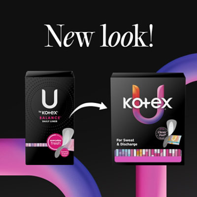 Kotex Prem Lng F/w Liner Core Sml Pk 16 - 16 ct - Image 2