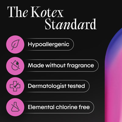Kotex Prem Lng F/w Liner Core Sml Pk 16 - 16 ct - Image 6