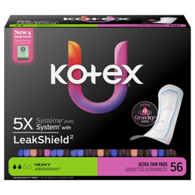 Kotex Prem Ultrathn Hvy Pad Core Jumbo Pack 56 - 56 ct - Image 2