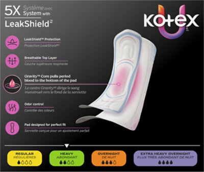 Kotex Prem Ultrathn Hvy Pad Core Jumbo Pack 56 - 56 ct - Image 4
