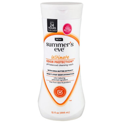 Summer's Eve Ultimate Odor Shea Butter 15oz Wash - 15 fl oz - Image 2