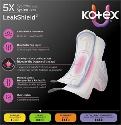 Kotex Prem Ultrathn Hvy Jbo Wng Pad Core - 46 ct - Image 4