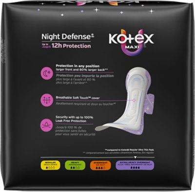 Kotex Premium Maxi Core Ovrnt Hvy - 20 ct - Image 4