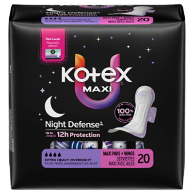 Kotex Premium Maxi Core Ovrnt Hvy - 20 ct - Image 1