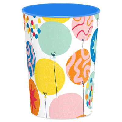 American Greetings 16 Oz Favor Cup Colorful Balloon Birthday Design - Each - Image 3
