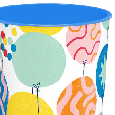 American Greetings 16 Oz Favor Cup Colorful Balloon Birthday Design - Each - Image 2