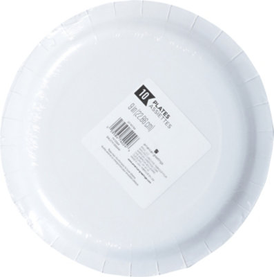 American Greetings  9 Inch Birthday Dinner Plates Blue Happy Birthday Shark Design 10 Count - Each - Image 5