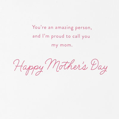 American Greetings Embroidery Flower Branch Mother's Day Cards - Each - Image 4