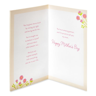 American Greetings Embroidery Flower Branch Mother's Day Cards - Each - Image 5