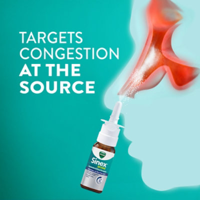 Vicks Sinex Severe Nasal Spray, Original Ultra Fine Mist, Decongestant Medicine, Relief From Stuffy - 1 fl oz - Image 3