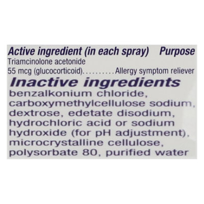 Nasacort Allergy Relief 30 Sprays .23 Fluid Ounces - 0.23 fl oz - Image 3