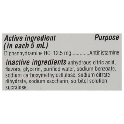Signature Select Allergy Relief Child Dye Free Liquid 4 Fz - 4 fl oz - Image 3