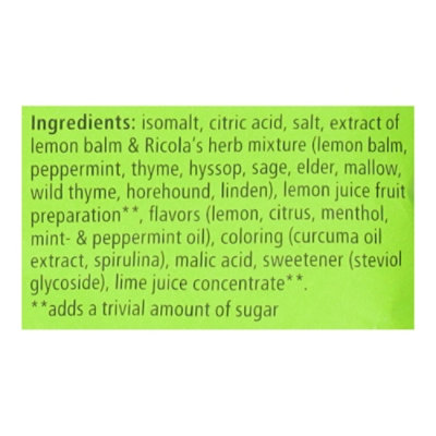Ricola Salt Lemon Lime Mint - 40 ct - Image 4