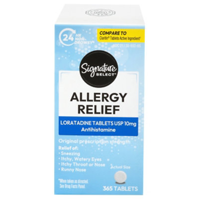 Signature Select Allergy Relief Loratadine Tab 10 Mg Value Pack 365 Ct - 365 ct - Image 2