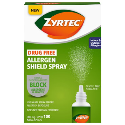 Zyrtec Allergen Shield Spray 100ct - 500 mL - Image 1