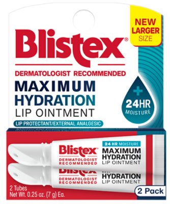 Blistex Maximum Hydration Lip Ointment 2-pack - .5 oz - Image 1