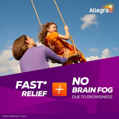 Allegra Childrens Hives Antihistamine 12-Hour Itch Relief Liquid Non-Drowsy Grape Flavor - 8 fl oz - Image 3