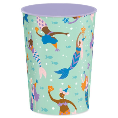 American Greetings 16 Oz Favor Cup Mermaid Party Design - Each - Image 3