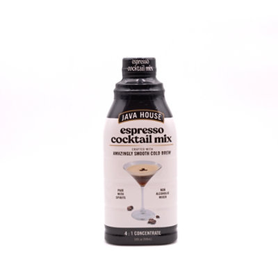 Java House Cold Brew Espresso Cocktail Mix Premium 100% Arabica Cold Brew Concentrate 32oz - 32 FZ - Image 1