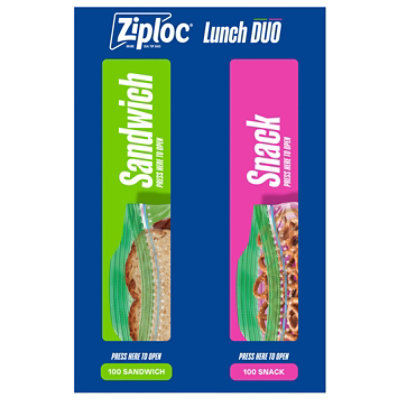 Ziploc Sandwich Snack Duo - 200 ct - Image 2