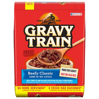 Gravy Train Dry Dog Beefy Classic - 13 LB - Image 1