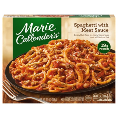 Marie Callenders Spaghetti With Meat Sauce Frozen Meal 13 Oz - 13 OZ - Image 1