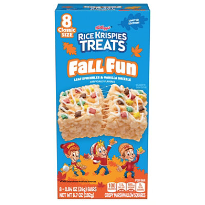 Kelloggs Rice Krispies Treats Squares Original With Sprinkles 8ct - 8 CT - Image 1
