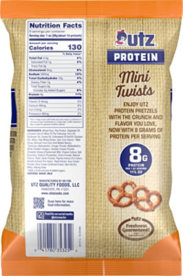 Utz Protein Chdr Mini Twists Pretzels - 9 OZ - Image 7