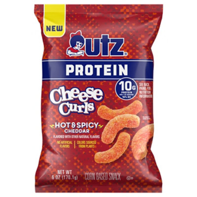 Utz Protein Hot&spicy Chdr Curls 6 Oz - 6 OZ - Image 2