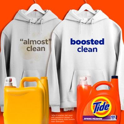 Tide Liquid Laundry Detergent He, Spring Meadow - 125 Fl. Oz. - 125 FZ - Image 2