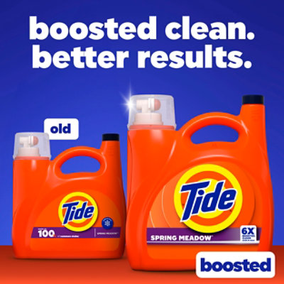 Tide Liquid Laundry Detergent He, Spring Meadow - 125 Fl. Oz. - 125 FZ - Image 6
