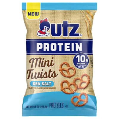 9.5 Oz Utz Protein Ss Mini Twists Pretzels - 9.5 OZ - Image 2