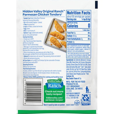 Hidden Valley Parmesan Ranch Seasoning, Dressing And Recipe Mix, Parmesan, 1 Ounce - 1 OZ - Image 2