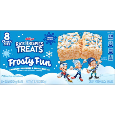 Kelloggs Rice Krispies Treats Squares Original With Sprinkles 8 Ct - 8 CT - Image 4