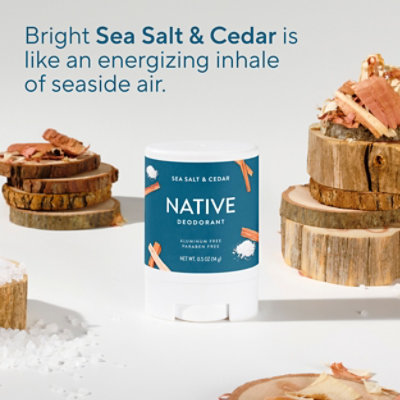 Native Deod Sea Salt & Cedar - .5 OZ - Image 4