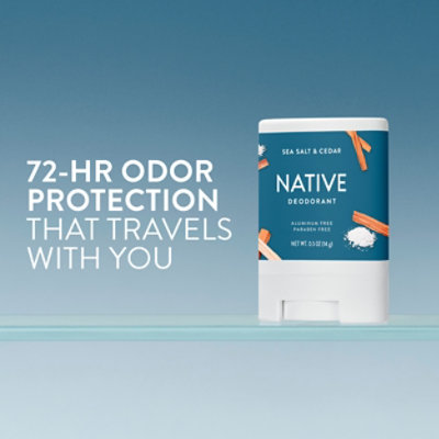 Native Deod Sea Salt & Cedar - .5 OZ - Image 2