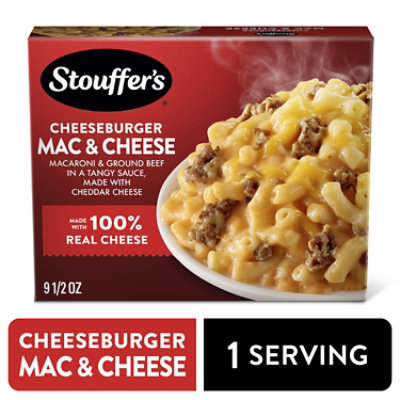Stouffer's Cheeseburger Macaroni Cheese Frozen Meal Box - 9.5 Oz - 9.5 OZ - Image 1