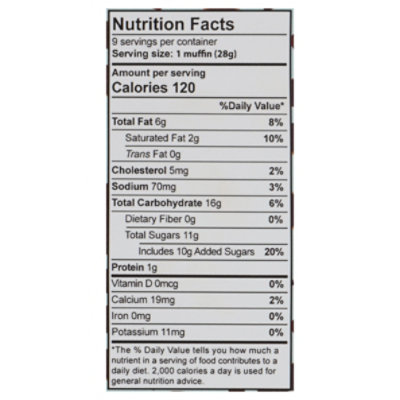 Bake N Joy Chocolate Chip Donut Muffin - 9 OZ - Image 3