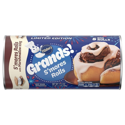 Pillsbury Grands S'mores Rolls With Marshmallow Icing 5 Count - 17.5 OZ - Image 2