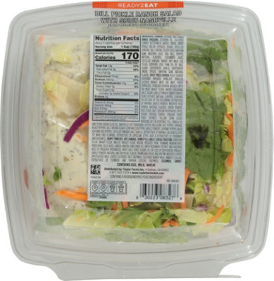Readymeals Dill Pickle Ranch Salad W/spicy Chicken - 10.85OZ - Image 5