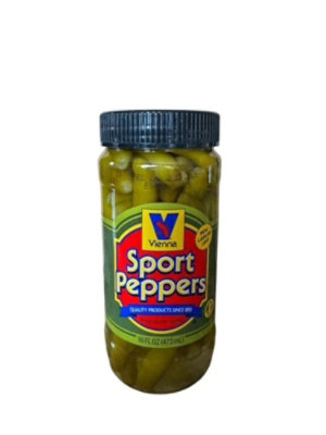 Vienna Sport Peppers 16 Oz Glass Jar - 16 oz - Image 1