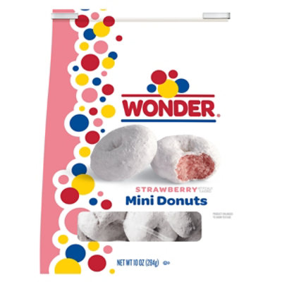 Wonder Mini Strawberry Donuts - 10 oz - Image 4