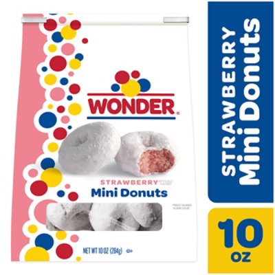 Wonder Mini Strawberry Donuts - 10 oz - Image 2