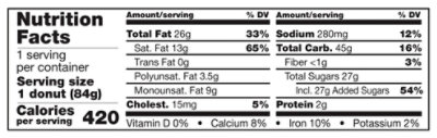 Little Debbie Old Fashioned Snack Cake Donut - 3 oz - Image 4